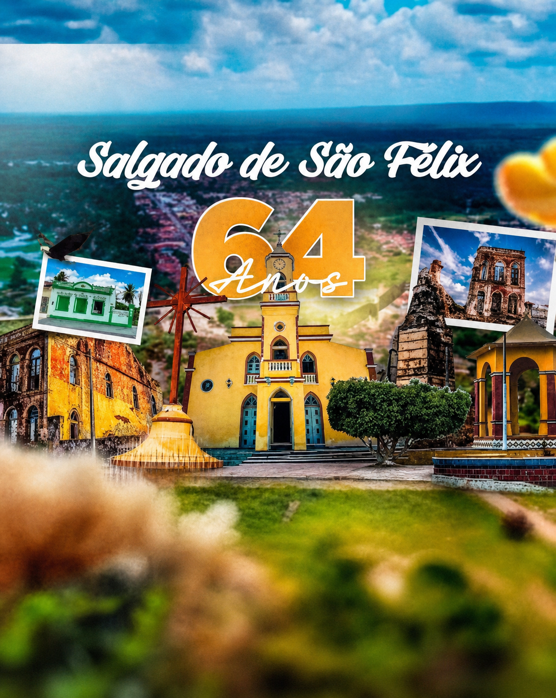 Vista histórica e paisagística de Salgado de São Félix