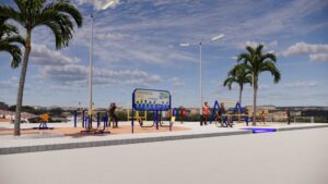 CONSTRUÇÕES DAS PRAÇAS DO DISTRÍTO DE DOIS RIACHOS E SÍTIO RIACHO DOS CURRAIS – foto 1