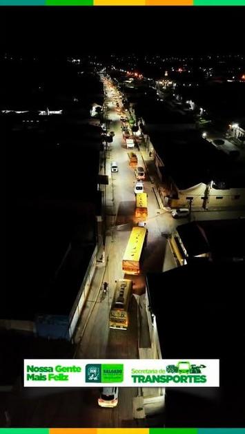Secretaria de Transporte participa de carreata mariana em celebração ao mês de Maria