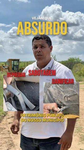 Prefeitura de Salgado de São Félix adota medidas para apurar danos a equipamento da Secretaria de Transportes